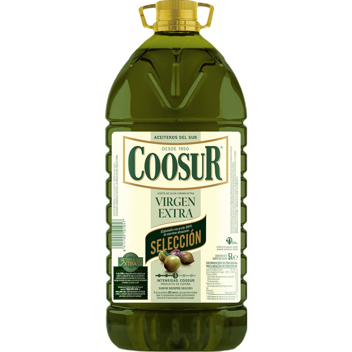 aceite de oliva virgen extra garrafa 5 l