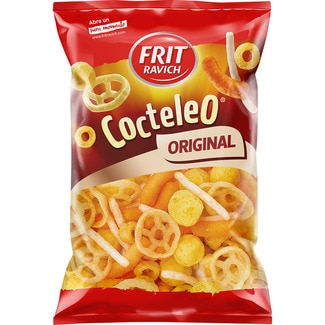 cóctel de snacks tamaño ahorro bolsa 120 g - Frit Ravich