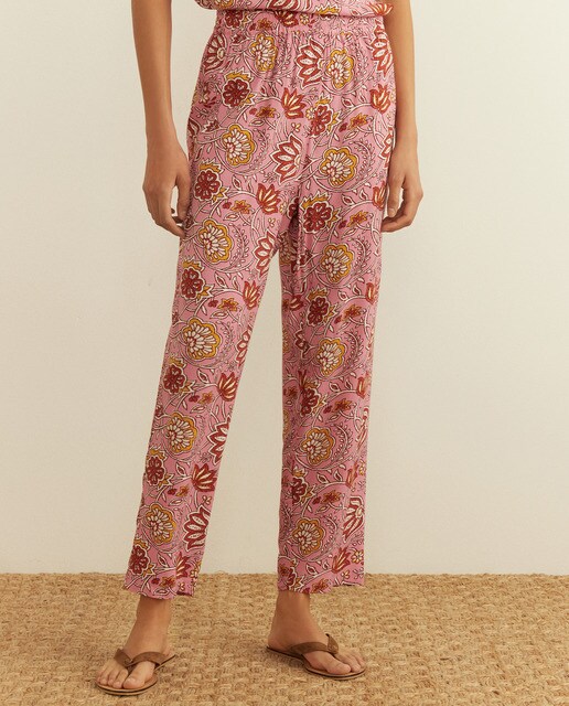 Pantalón pijamero de mujer estampado · Southern Cotton · El Corte Inglés