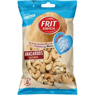 anacardos tostados sin sal añadido Sin Gluten bolsa 110 g - Frit Ravich