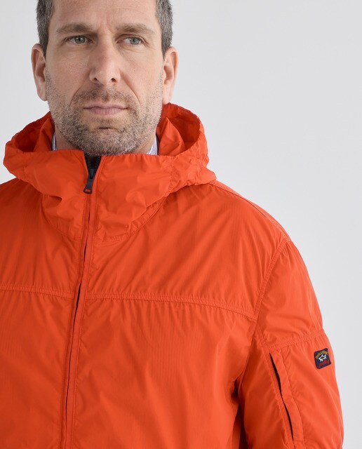 Cazadora de hombre roja en nylon tallas grandes · Paul \u0026 Shark · El Corte  Inglés