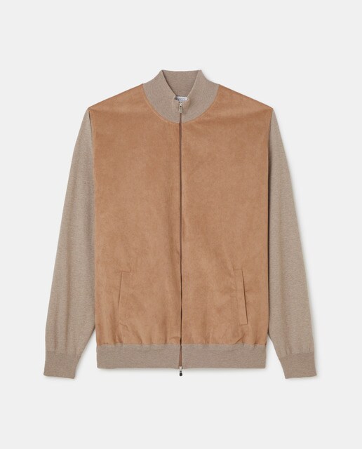 Chaqueta hombre de punto delantero alcántara tallas grandes · Mirto · El  Corte Inglés