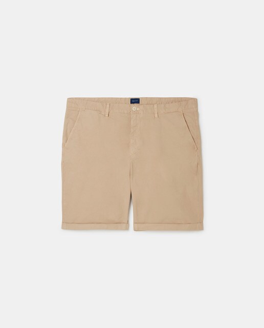 Bermuda de hombre regular lisa beige tallas grandes · Gant · El Corte Inglés