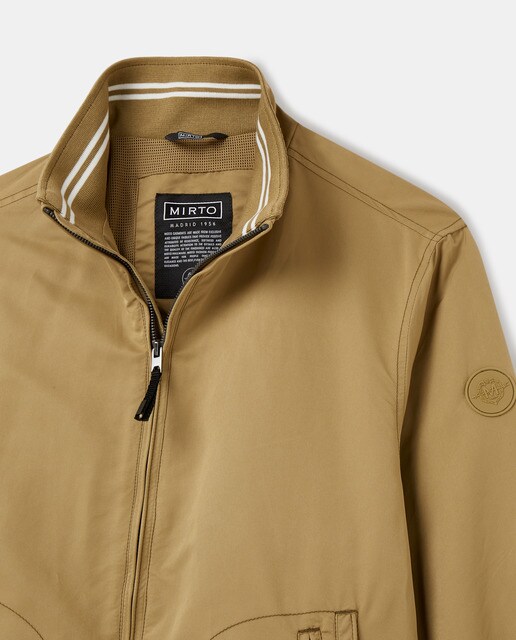 Cazadora estilo Harrington marinera hombre kaki doble bolsillo · Mirto · El  Corte Inglés