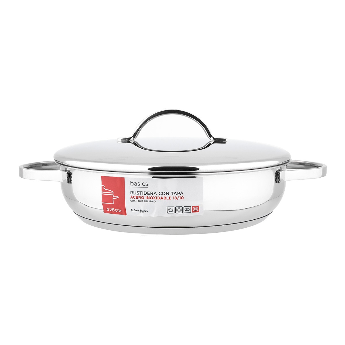 Rustidera Inox Top Basics El Corte Inglés Gris-2