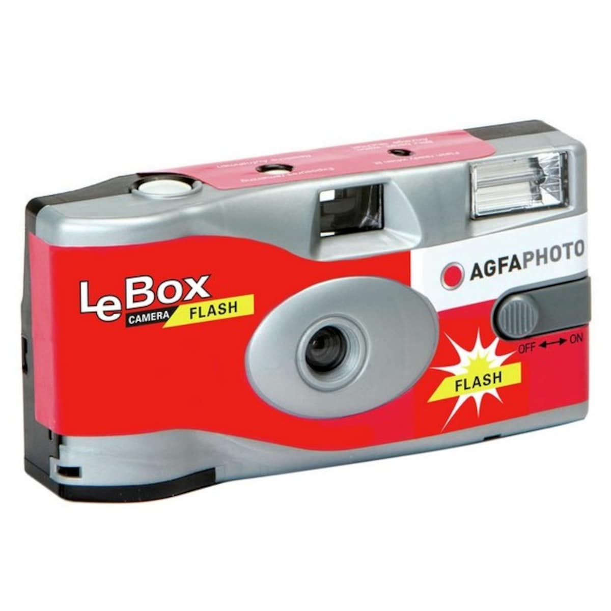 Câmara Descartável AgfaPhoto Lebox 400 - 27 Exposições com Flash Preto-2