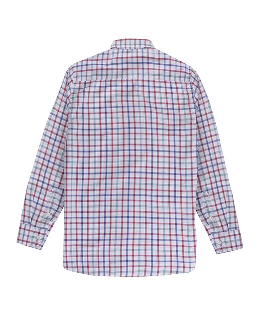Camisa de niño de cuadros con logo rojo · El Pulpo · El Corte Inglés