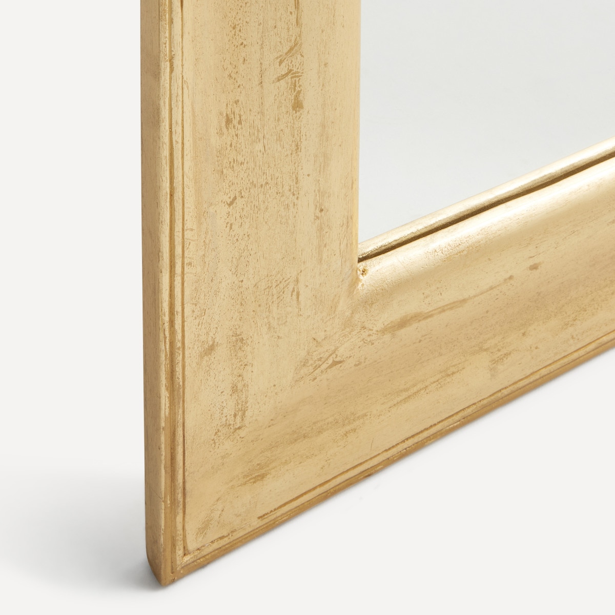 Espejo de pared de madera de mango Gold El Corte Inglés Oro-2