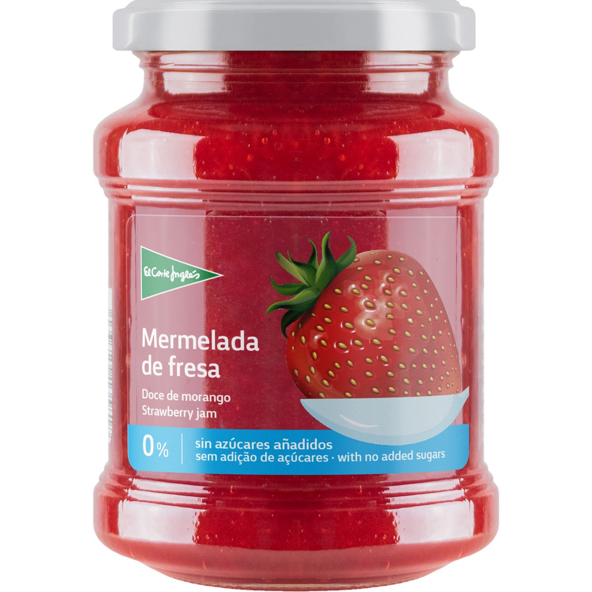 mermelada de fresa 0% azúcares añadidos frasco 330 g