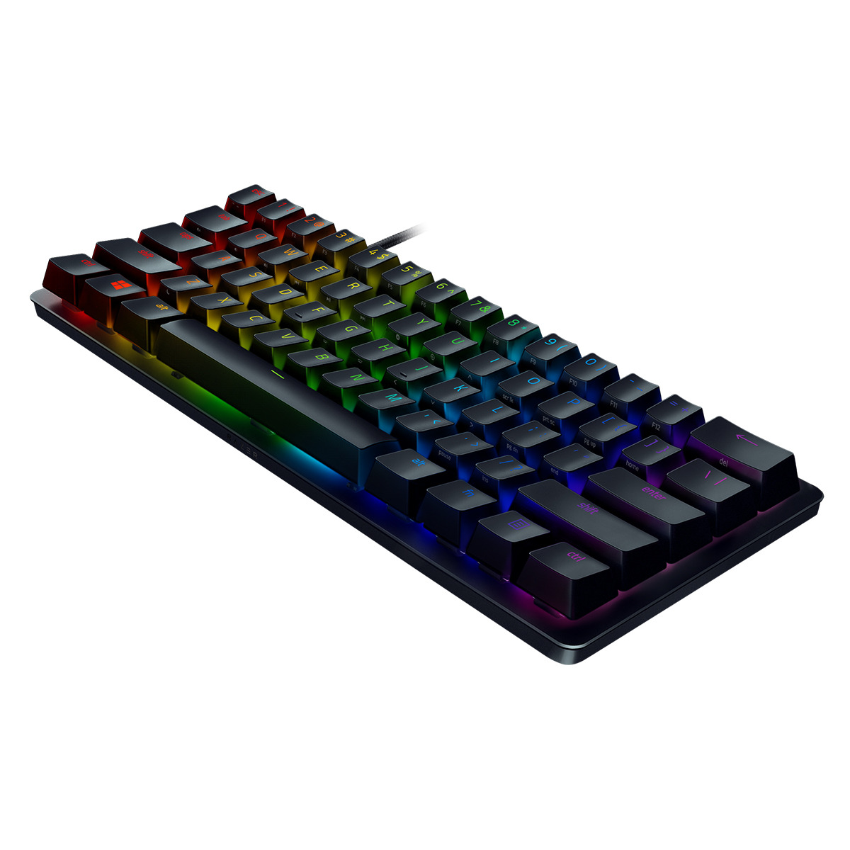 Teclado gaming con cable Razer Huntsman Mini, Swicht Rojo Negro-2