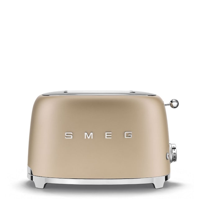 Imagem 0 de Torradeira Smeg Anni 50 TSF01CHMEU de 950 W com 2 Fendas Curtas - Dourado Mate