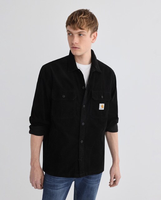 Sobrecamisa vaquera de hombre regular lisa negra · Carhartt Wip · El Corte  Inglés