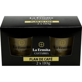 flan de café sin gluten pack 2 unidades 110 g - La Ermita Cantabria