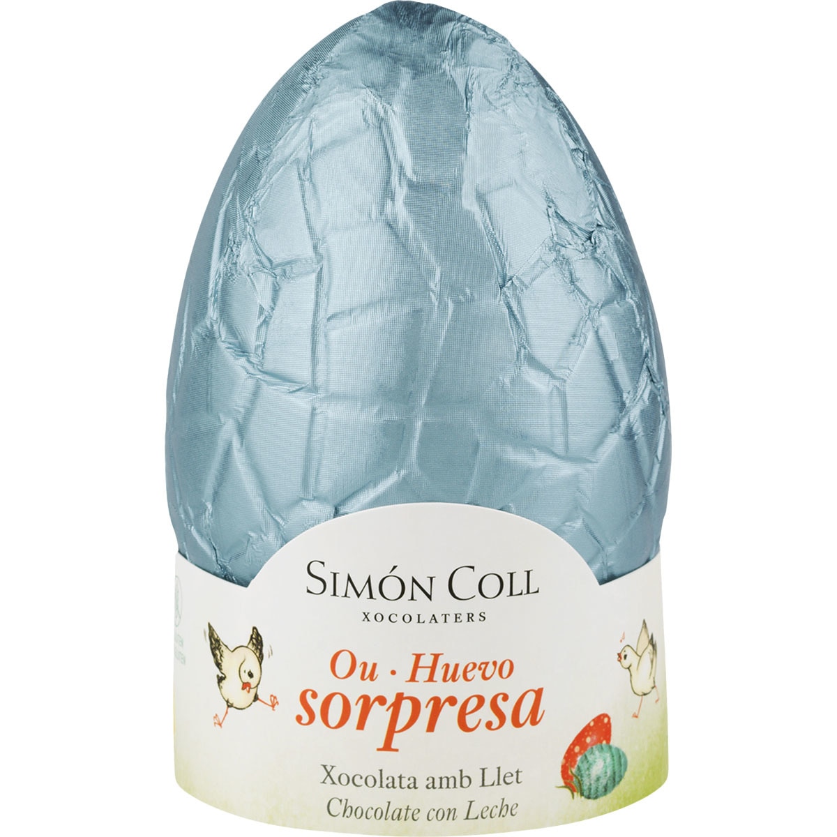 huevo sorpresa de Pascua de chocolate con leche en envases surtidos unidad 120 g