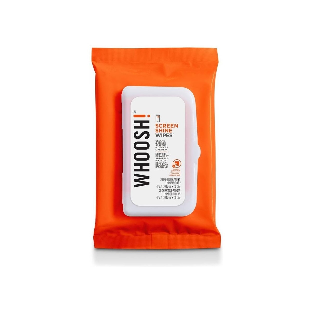 Toalhetes de Limpeza Whoosh! Wipes - 20 unidades 1