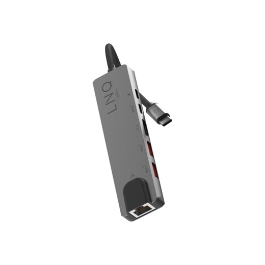 Hub Linq 6 em 1 PRO USB-C Multiport - Cinzento 2