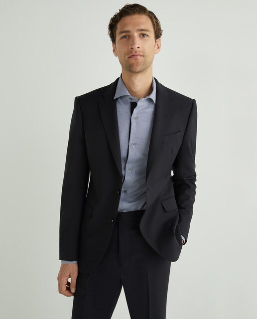 Traje de hombre slim fit liso azul marino · Emporio Armani · El Corte Inglés