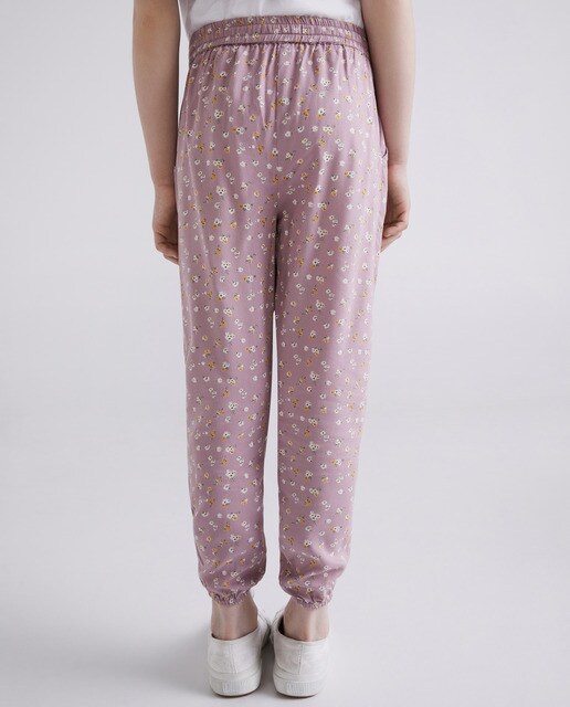 Pantalón de niña fluido estampado · Kids El Corte Inglés · El Corte Inglés