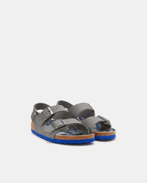 Sandalias de niño en gris con doble hebilla · Birkenstock · El Corte Inglés