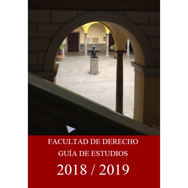 Imagem 0 de Facultad de Derecho - Guía de estudios 2018/2019: Universidad de Granada (Capa mole)