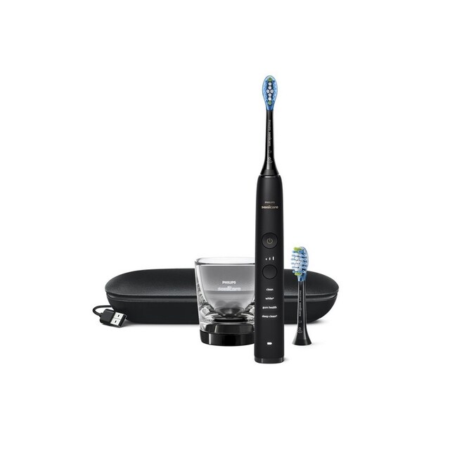 Imagem 0 de Escova de Dentes Elétrica Premium Philips HX9913/18 - 4 Modos Limpeza e 3 Níveis Intensidade, Sensor Pressão, Estojo Viagem e Carregador e 2 Recargas