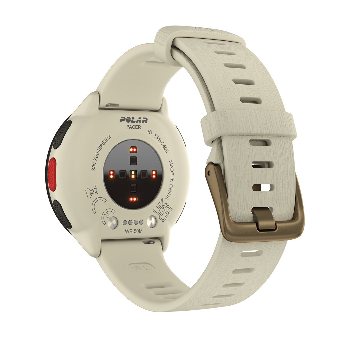 Relógio Smartwatch Pacer Polar Creme-10