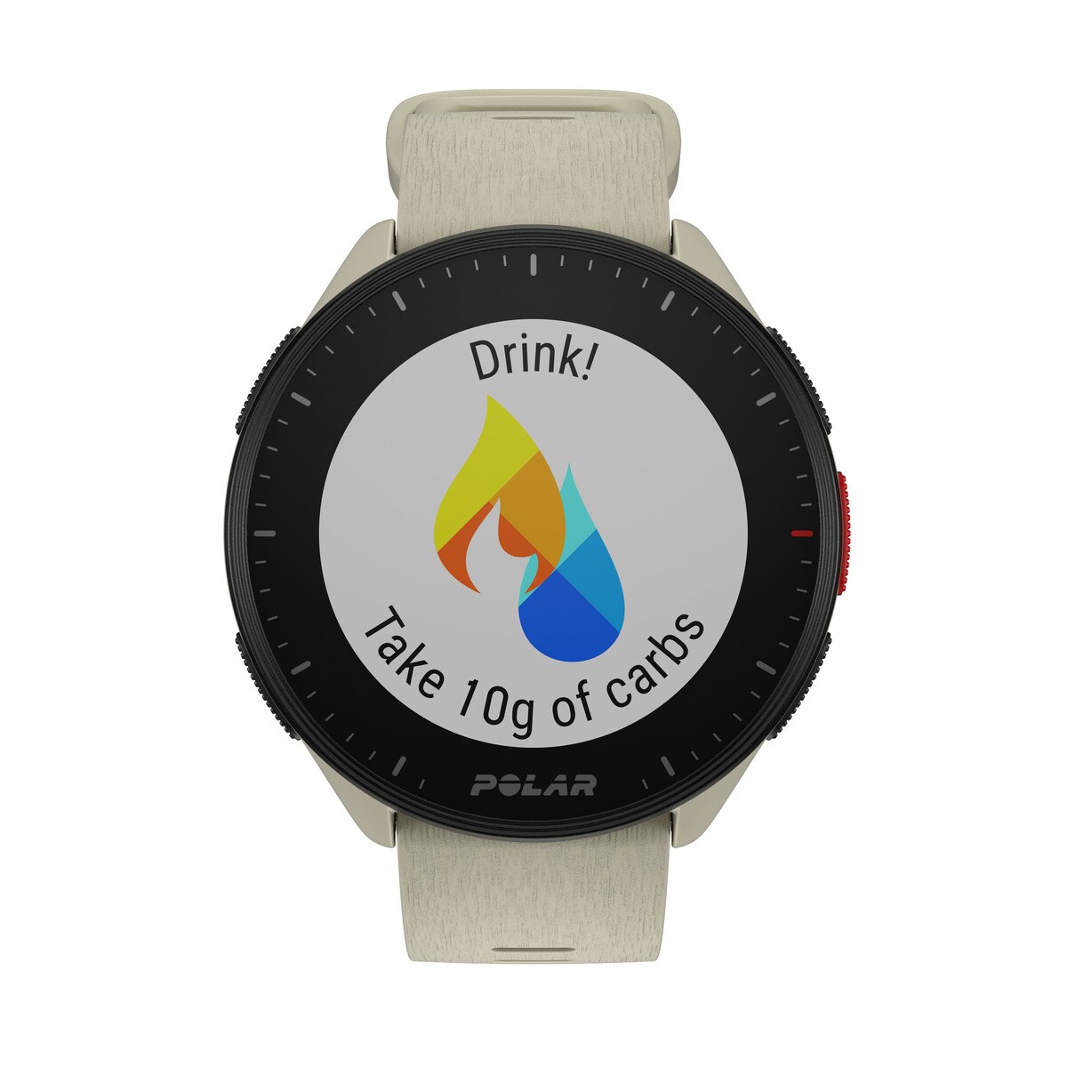 Relógio Smartwatch Pacer Polar Creme-6