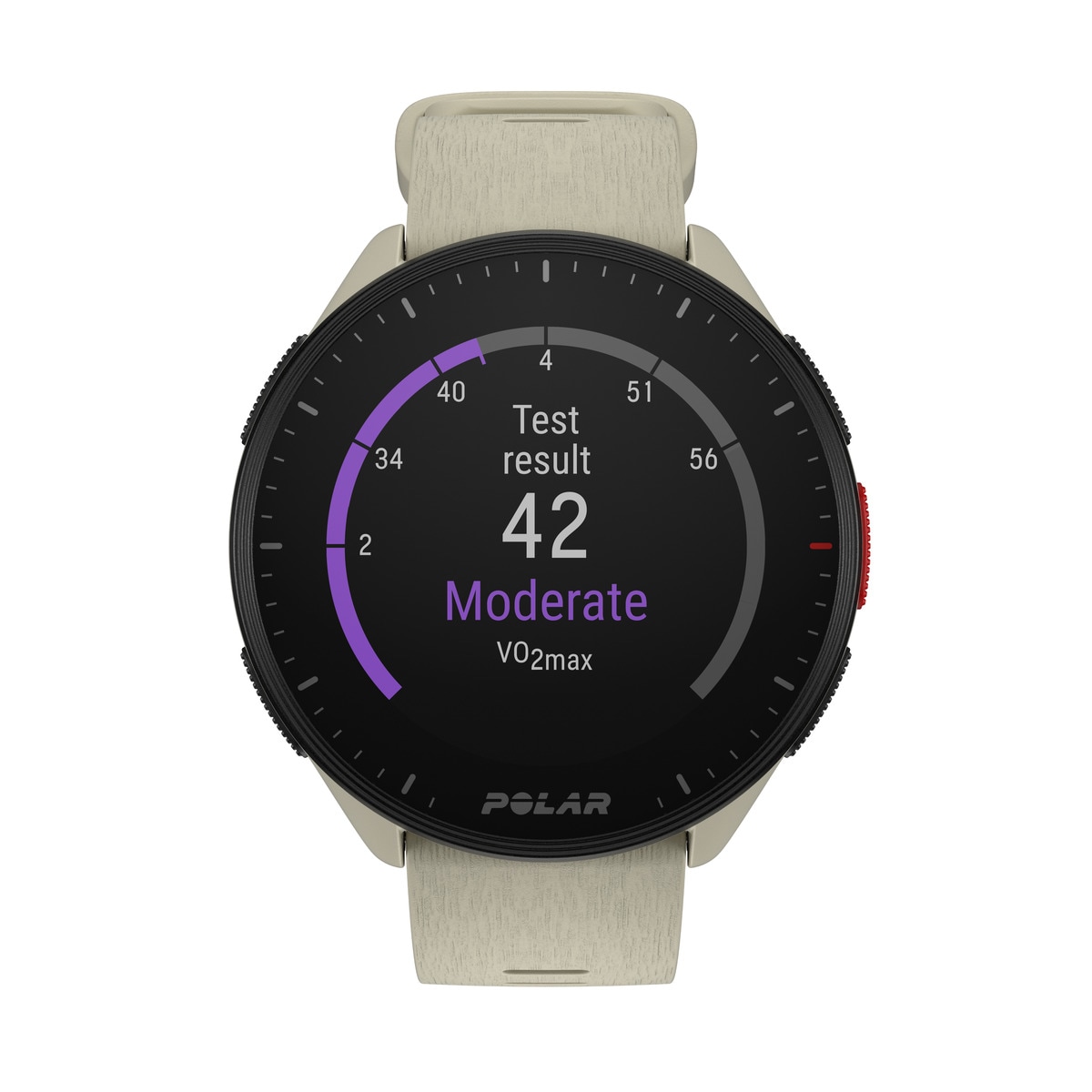 Relógio Smartwatch Pacer Polar Creme-4