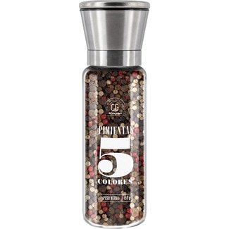 pimientas 5 colores en grano molinillo envase 150 g - Club Del Gourmet