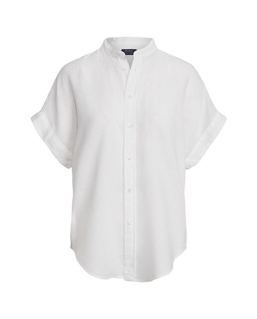 Camisa de mujer de manga corta en lino. · Polo Ralph Lauren · El Corte  Inglés