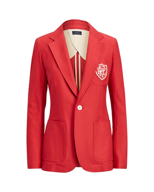 Blazers de mujer con un solo botón y escudo bordado · Polo Ralph Lauren · El  Corte Inglés