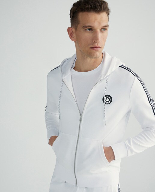 Chaqueta deportiva de hombre de mezcla de algodón con capucha · Michael  Kors · El Corte Inglés