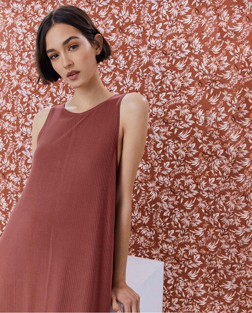 Vestido canalé · Sfera · El Corte Inglés