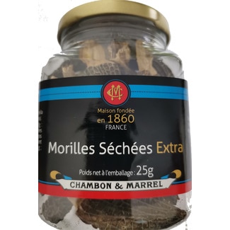 Cogumelos Morilles Sechées Extra frasco 25 g - Chambon E Marrel