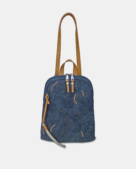 Mochila en azul marino con frontal troquelado de flores · Torrens · El  Corte Inglés