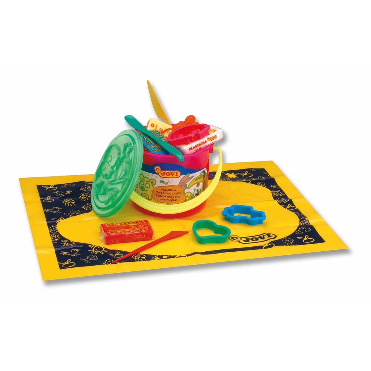 Balde de Plasticina Multicolor-1