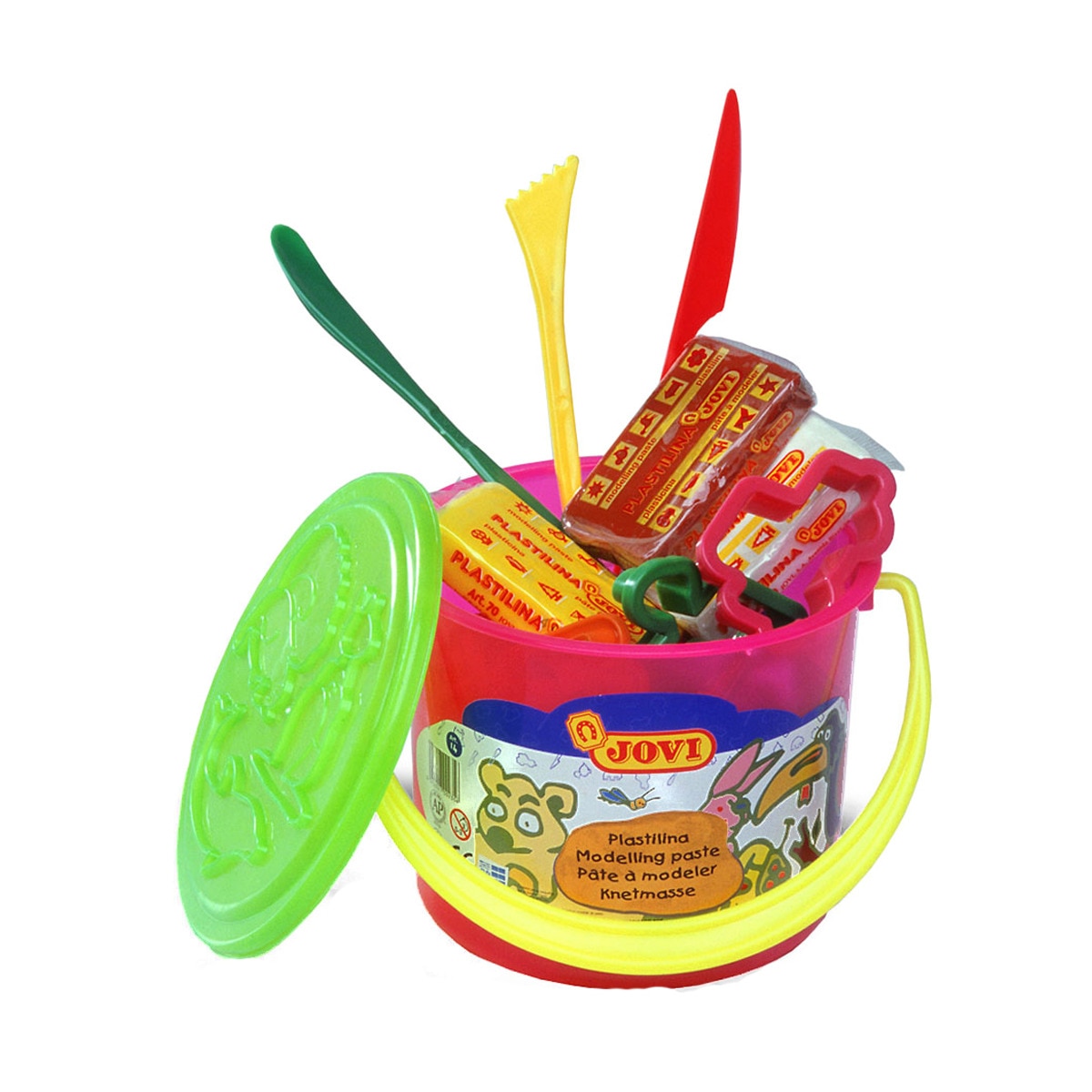 Balde de Plasticina Multicolor-4