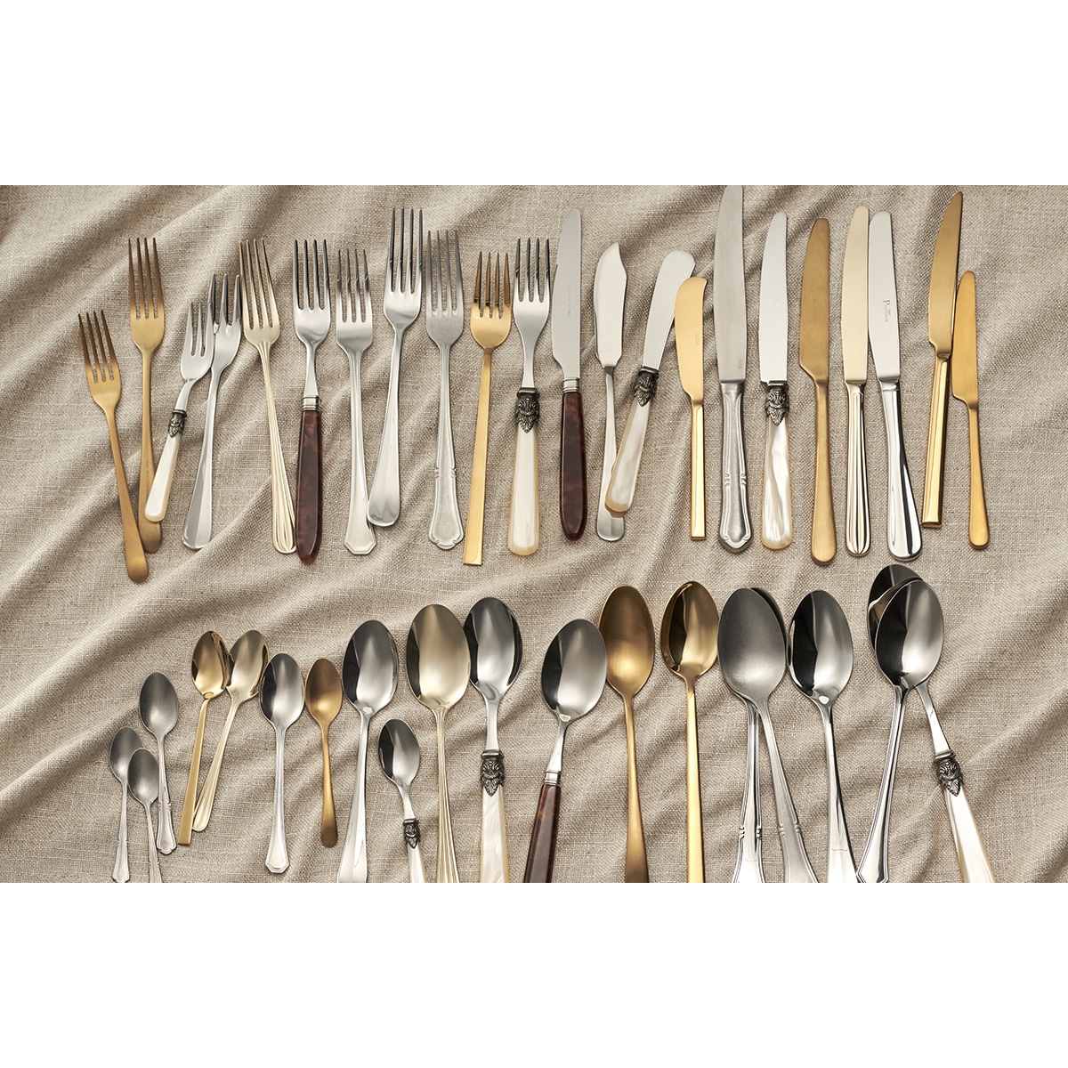 Garfo de salada Napoleón El Corte Inglés Marfim-3