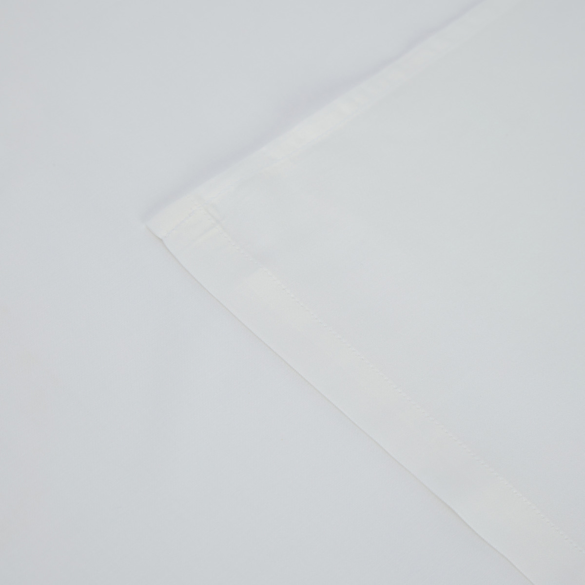 Sábana bajera satén de algodón Doppio Ajour Frette Blanco-2