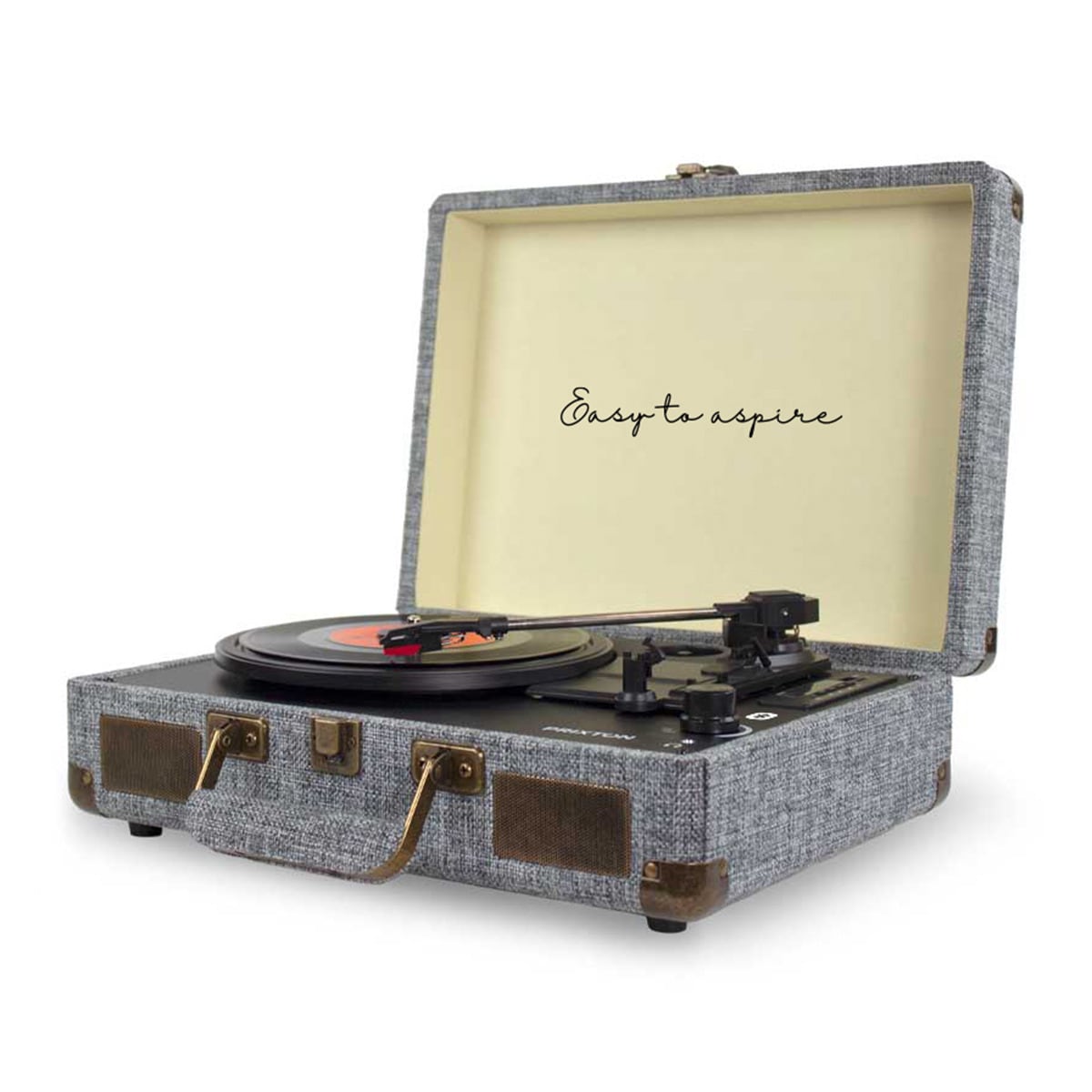 Tocadiscos convertidor Prixton VC400 Lilac Bluetooth Gris / Negro-3