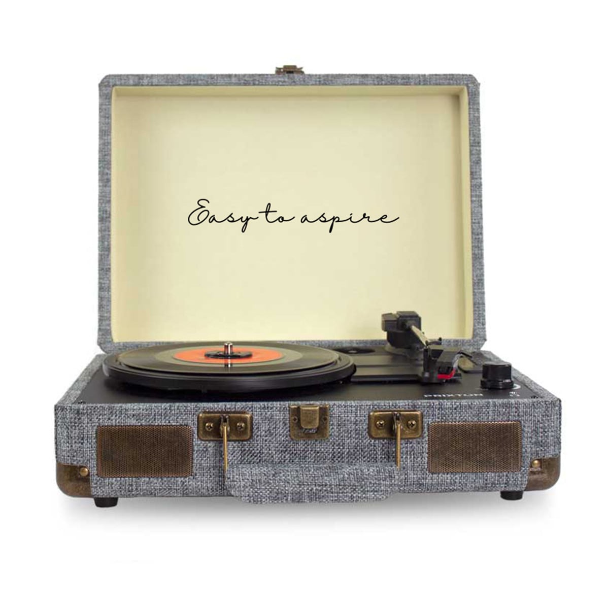 Tocadiscos convertidor Prixton VC400 Lilac Bluetooth Gris / Negro-1