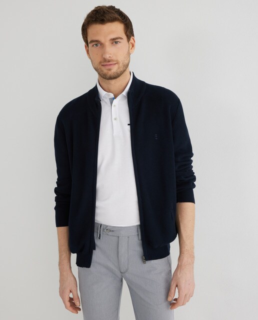Cárdigan de hombre regular fit estructura · Florentino · El Corte Inglés