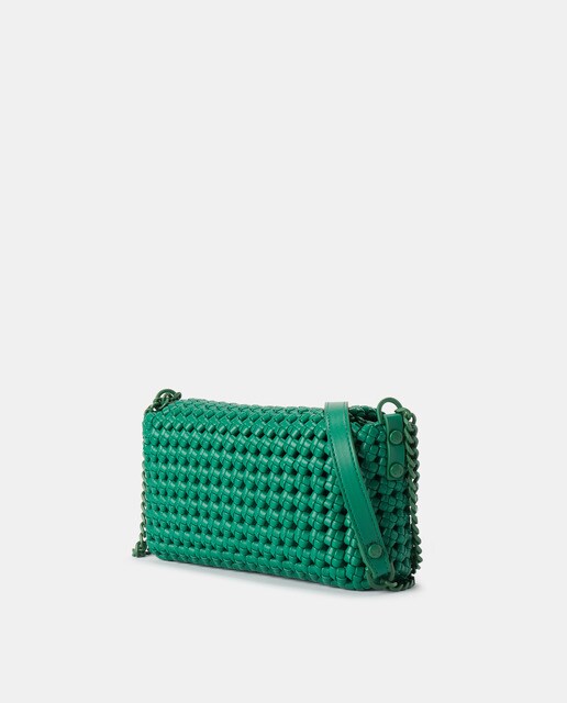 Bandolera nudos en verde con solapa · Liu Jo · El Corte Inglés