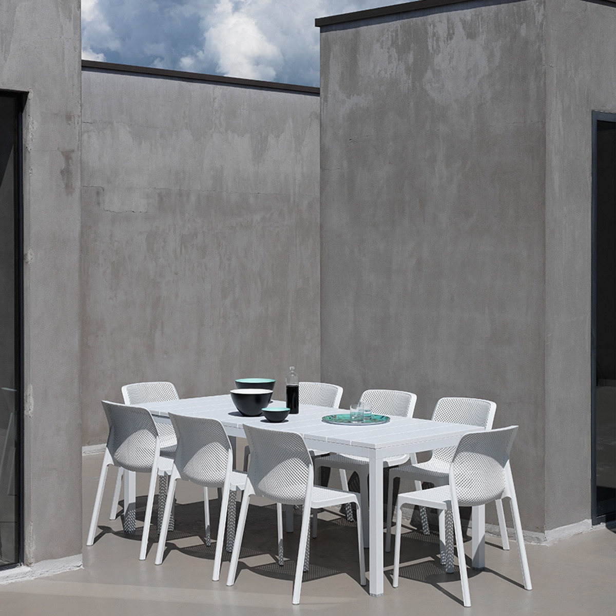 Coleção de Mesa de Jardim com Mesa Río e Cadeira Bit 1