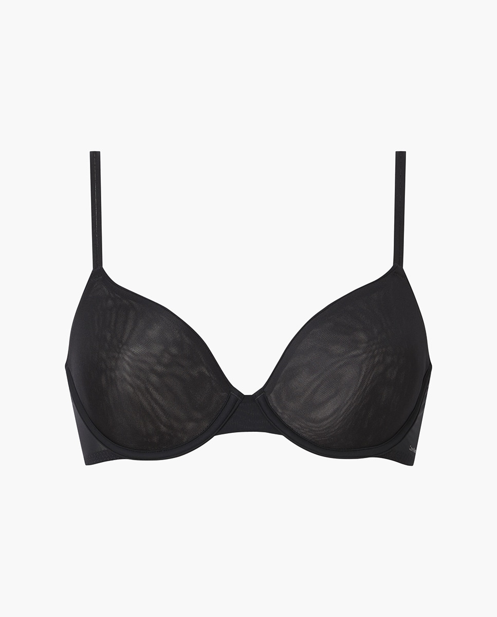 Soutien Clássico com Aros - Sheer Marquisette Preto-5