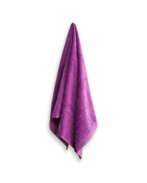 Imagen 0 de Toalla playa lisa terciopelo morado