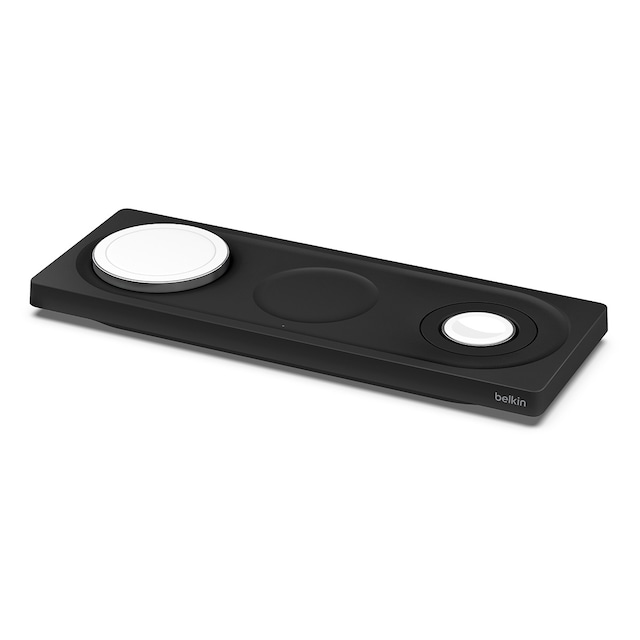 Imagen 0 de Base de carga inalámbrica Belkin 3 en 1 de 15 W con MagSafe negro