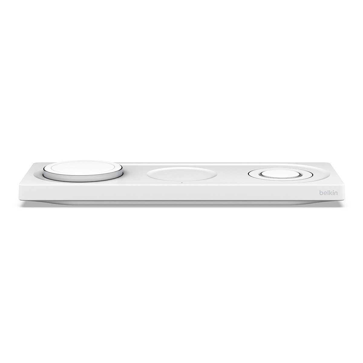 Base de carga inalámbrica Belkin 3 en 1 con MagSafe blanco Blanco-3