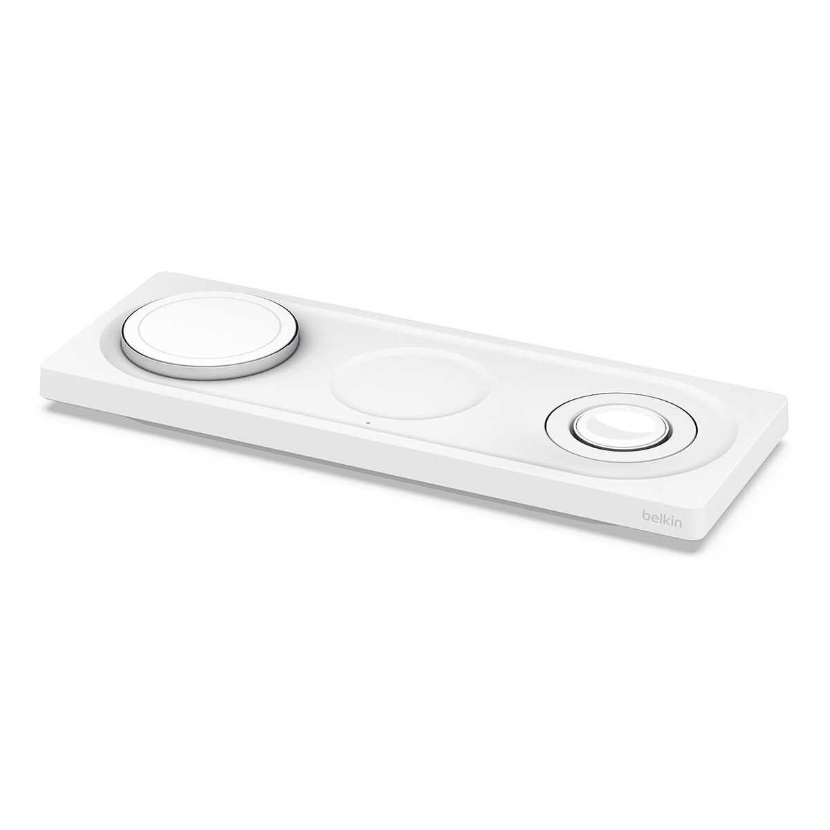 Base de carga inalámbrica Belkin 3 en 1 con MagSafe blanco Blanco-1