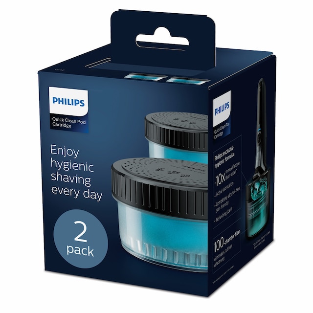Imagen 0 de Pack de 2 recambios para base de limpieza afeitadoras Philips